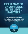 EPAM Achieves Elite Tier Partner Status with Snowflake...