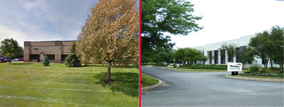 North Central Instruments headquarters (left) in Brooklyn Park, Minnesota and Thomas Scientific headquarters in Swedesboro, New Jersey