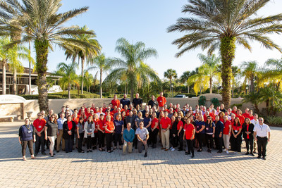 Part of the Thomas Scientific team gathered at its 2022 National Sales Meeting in Tampa, Florida