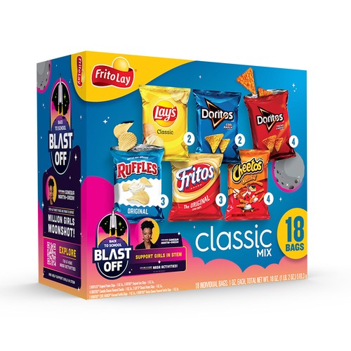 FRITOLAY VARIETY PACKS BACKTOSCHOOL PROGRAM INSPIRES 1 MILLION MORE