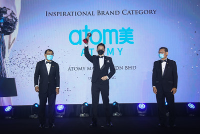 Atomy Malaysia Sdn Bhd awarded the Inspirational Brand Award at the Asia Pacific Enterprise Awards 2022 Malaysia.