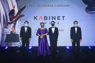 Kabinet Prive Sdn Bhd awarded the Fast Enterprise Award at the Asia Pacific Enterprise Awards 2022 Malaysia.