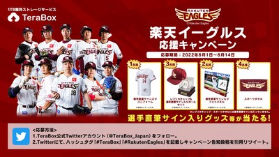 TeraBoxTohoku Rakuten Golden Eagles Promotion Campaign