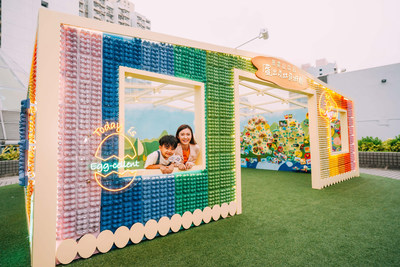 Tsz Wan Shan Shopping Centre joins Japanese egg brand Freds and Hong Kong recycling artist Agnes Pang to present the Forest-themed Art Gallery in the 7/F Sky Garden featuring artworks collected from hundreds of children made from recycled egg cartons