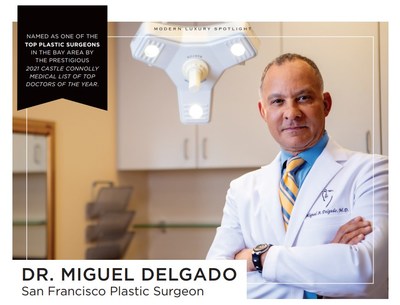 Miguel Delgado, M.D. is a San Francisco Board Certified Plastic Surgeon. He was voted Best Plastic Surgeon in San Francisco by San Francisco Magazine for 2022.