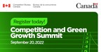 Competition Bureau to host the Competition and Green Growth Summit this fall