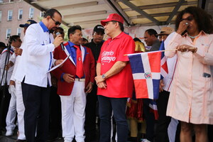 Café Santo Domingo is showcased at the Bronx Dominican Parade