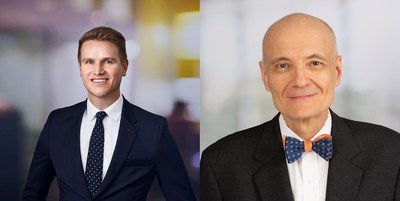 Savills named James Repking (left) its general counsel in North America, effective August 1. Repking, formerly associate general counsel, will succeed retiring General Counsel and Executive Vice President L. Stanton Towne (right).