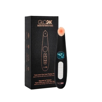 GLO24K Triple Action LED Eye Care Therapy Wand
