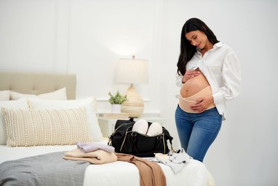 Marena Maternity™'s innovative new Bump & Back Support Belt for expectant mothers will provide stability for both the belly and back, as well as the pelvis, while keeping the skin cool and comfortable with SKINRICH™ fabric containing known skin moisturizers rosehip and sweet almond oil.