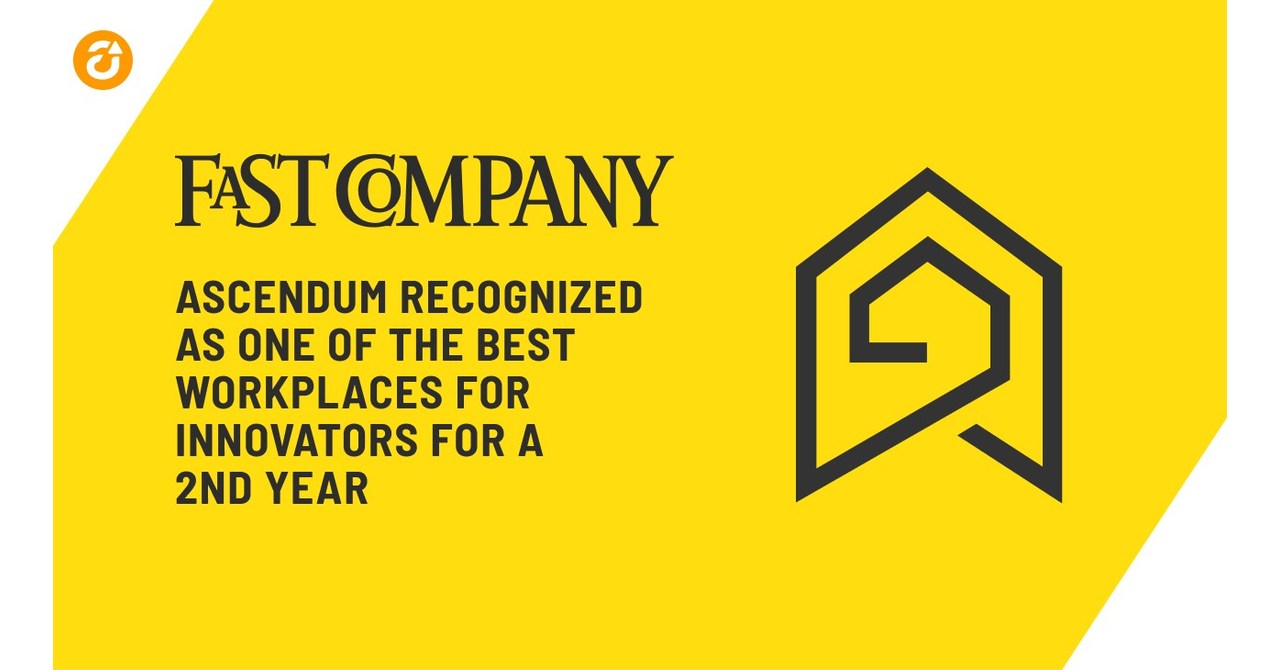 Ascendum Solutions Recognized in Fast Company's Best Workplaces for