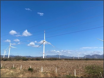 Figure 3. Latin America's Largest Wind Farm is Located in the Region. (CNW Group/Vortex Metals)