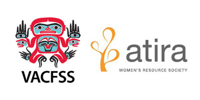 Logos for VACFSS and Atira (CNW Group/Vancouver Aboriginal Child and Family Services Society)