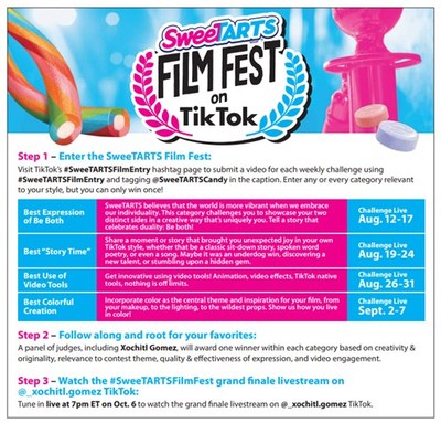 SweeTARTS Hosts First Branded Film Festival on TikTok, Championing Everyday Storytellers