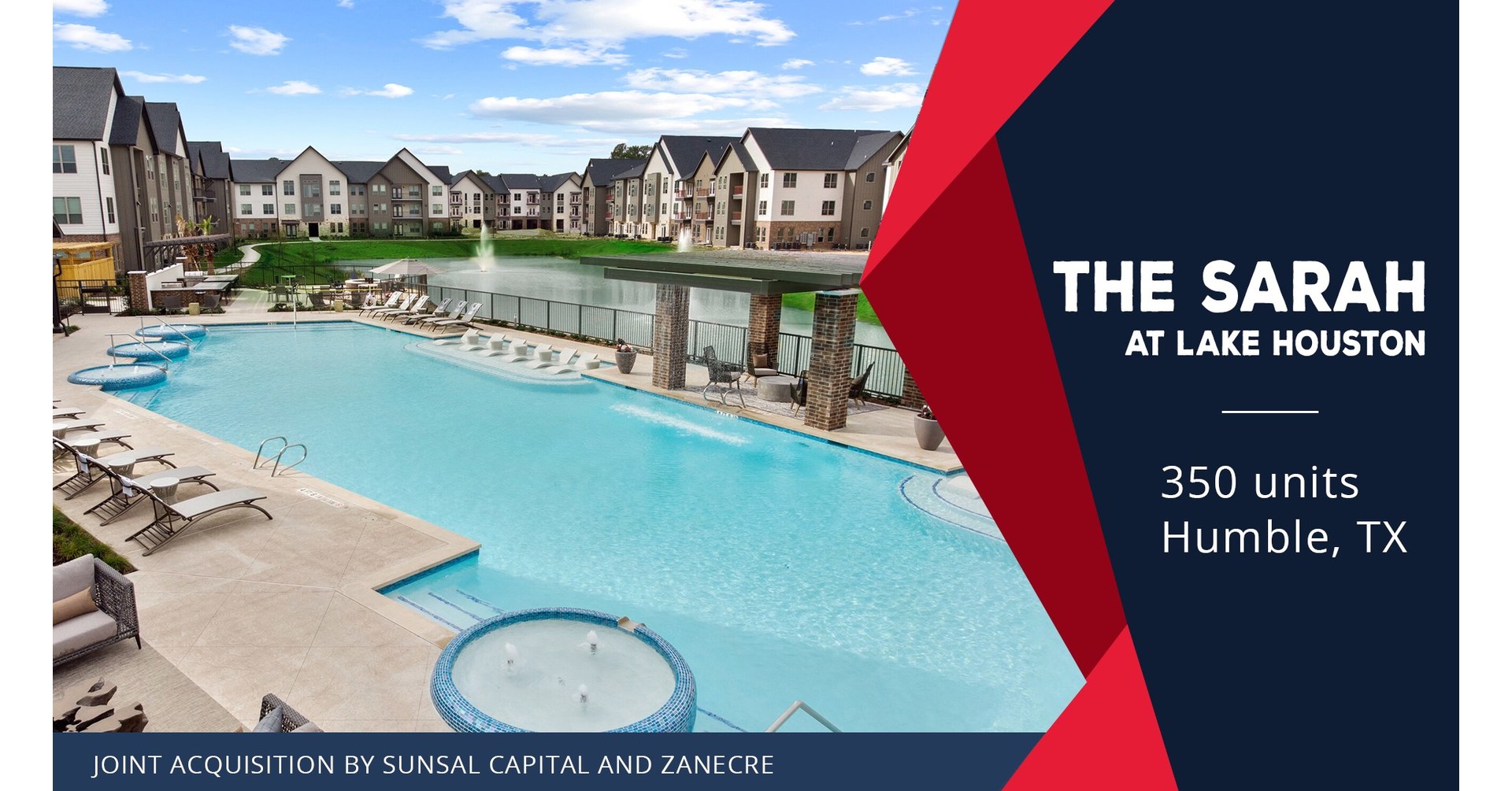 Sunsail Capital and ZaneCRE Acquire 350 Unit Apartment Complex in