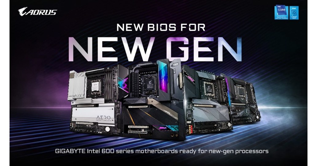 GIGABYTE lanza actualizaciones de la BIOS de la serie 600 para los procesadores de nueva generaci&oacute;n de Intel