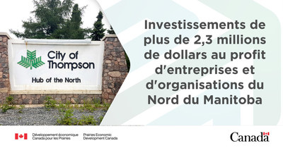 Le ministre Vandal dvoile le nouveau point de service de PrairiesCan et annonce des investissements dans des projets dans le Nord du Manitoba (Groupe CNW/Prairies Economic Development Canada)