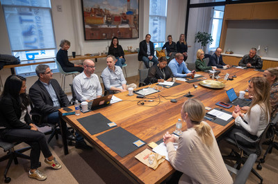 JVP investment team meets in their New York offices (Shahar Azran / Courtesy)