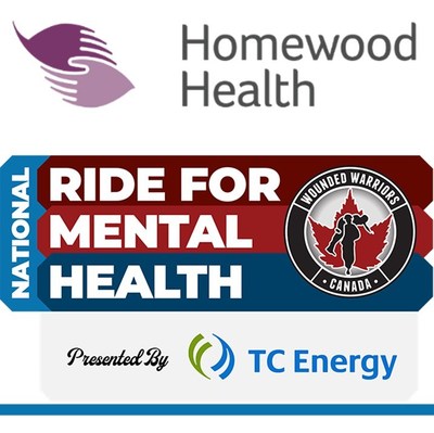 Homewood Health and National Ride for Mental Health logo (CNW Group/Homewood Health Inc.)