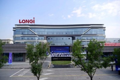 LONGi Central R&D Institute officially started operation on July 25, 2022, in Xi’an, China (PRNewsfoto/LONGi Green Energy Technology Co., Ltd.)
