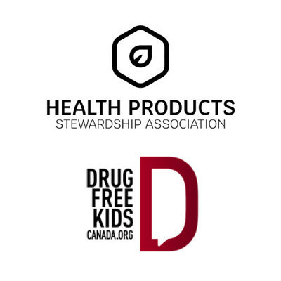 Health Products Stewardship Association and Drug Free Kids Canada logo (CNW Group/Health Products Stewardship Association)