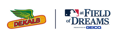 DEKALB® and MLB at Field of Dreams presented by GEICO logo