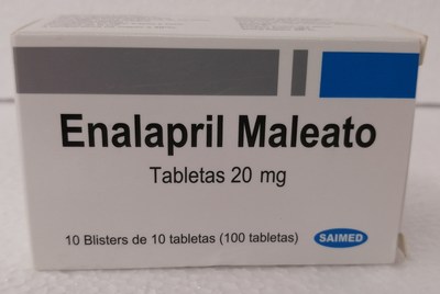 Enalapril Maleate 20mg Tablets (CNW Group/Health Canada)