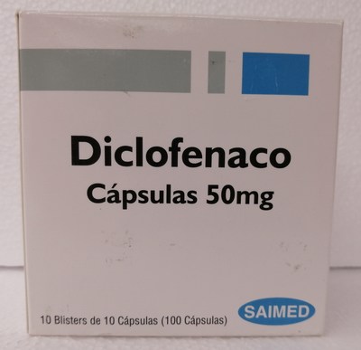 Diclofenac, capsules de 50 mg (Groupe CNW/Santé Canada)