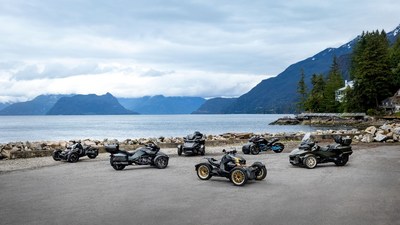 The 2023 Can-Am 3-Wheel Vehicle lineup offers something for everyone, whether you enjoy shorter, urban rides or crave the freedom of the open road. BRP 2022 (CNW Group/BRP Inc.)