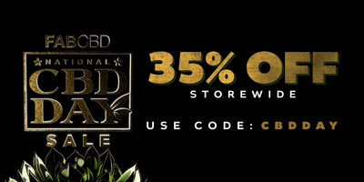National CBD Day Sale, Aug 8-10 . Take 35% off storewide using code: CBDDAY