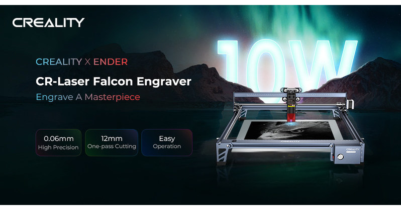 Einfacher denn je: Gravieren und schneiden von Meisterwerken mit dem Creality CR-Laser Falcon