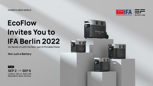 EcoFlow Attends IFA 2022 to Debut the New DELTA 2 Portable Power Station