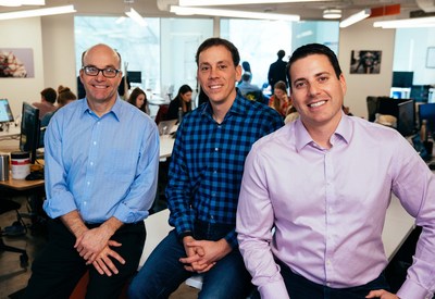 Axios co-founders Mike Allen, Jim VandeHei and Roy Schwartz