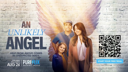 An Unlikely Angel streams exclusively on Pure Flix starting August 26th