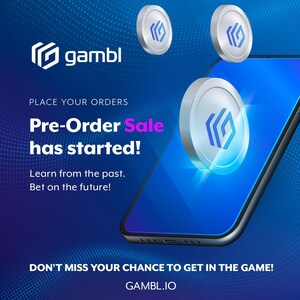 GAMBL.io Launches Pre-Order Sale of Coins, Advocates for Mass Adoption of Blockchain Technology Throughout the Betting Industry