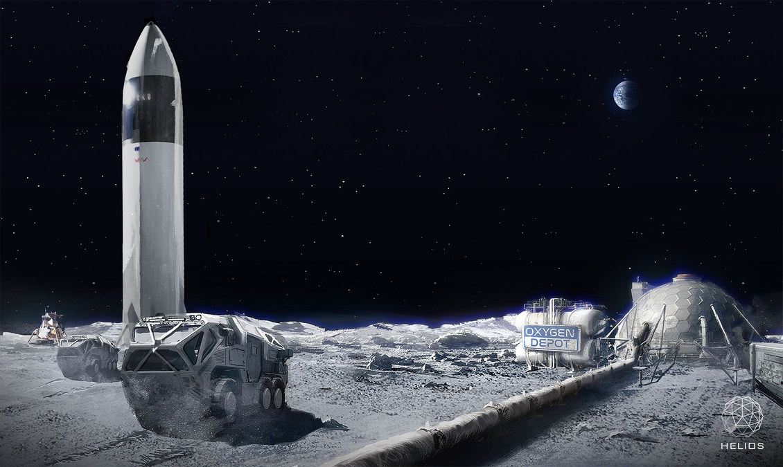 Helios and Eta Space Combine Technologies to Extract and Store Liquid Oxygen on the Moon - Vimarsana News