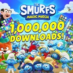 PopReach Games Celebrates Milestone with Over 1 Million Downloads of Smurfs Magic Match