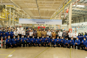 Launch of official do Air ev da empresa chinesa Wuling na Indonesia (PRNewsfoto/SAIC-GM-Wuling Automobile Co., Ltd)