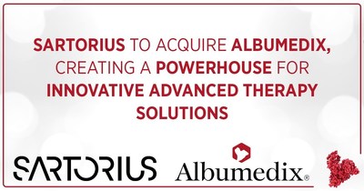 Sartorius to acquire Albumedix, creating a powerhouse for innovative advanced therapy solutions