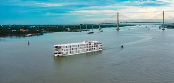 Viking today announced that its newest river ship, the Viking Saigon, pictured here near Mỹ Tho, Vietnam, has begun its inaugural season in Southeast Asia. The 80-guest ship sails between Kampong Cham, Cambodia and Mỹ Tho, Vietnam as part of Viking’s popular 15-day Magnificent Mekong itinerary. For more information, visit www.viking.com.