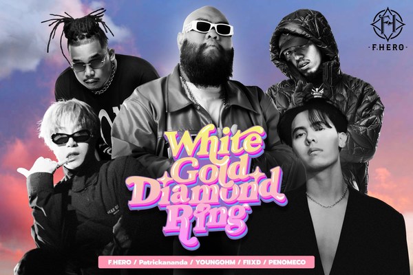 'F.HERO', legendary Thai rapper Releases 'White Gold Diamond Ring' a new romantic love song along with MV VISUALIZER