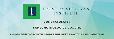 Research from the Frost & Sullivan Institute and Frost & Sullivan, states that “With end-to-end, integrated biopharmaceutical solutions in contract development and manufacturing, and expansion plans across Asia, America, and Europe with an underlying vision to enrich human lives, Samsung Biologics stands out for its contribution in protecting and prolonging human lives by producing life-saving drugs and vaccines in collaboration with its clients."