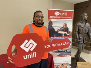 North America's Largest Provider of Aviation Services Gives Away Car to Employee