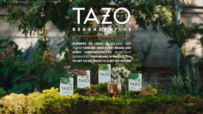 TAZO is unveiling reformulations of four original best-selling blends: ZENtm, Awake English Breakfast, Chai, and Darjeeling. These first-ever TAZO Regenerative blends are USDA Organic Certified, made with Fair Trade USA Certifiedtm ingredients, made with Rainforest Alliance Certified teas, and are made with ingredients grown with verified regenerative organic agriculture practices that help conserve nature and protect biodiversity.