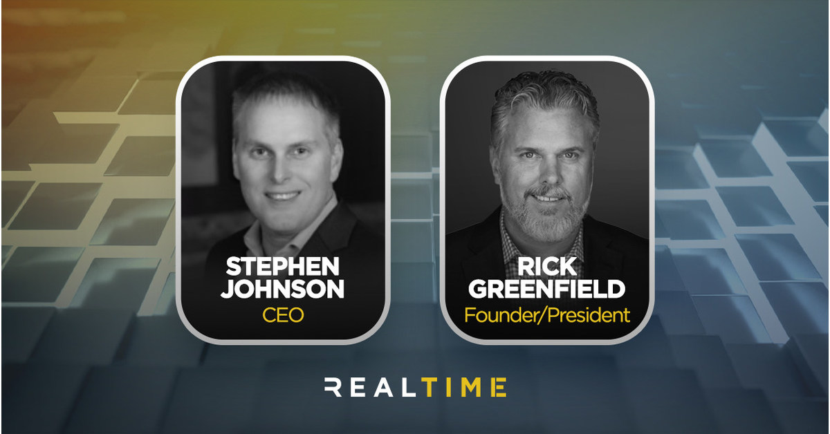RealTime Software Solutions Welcomes Stephen Johnson as CEO; Rick Greenfield Assumes Role of Founder & President