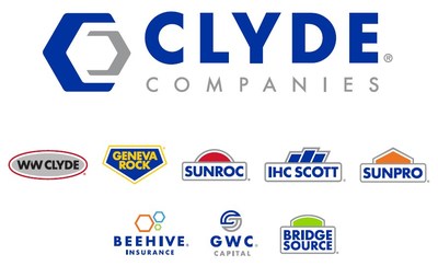 Clyde Companies employs nearly 5,000 employees across the Intermountain West and Great Plains regions. (PRNewsfoto/CLYDE COMPANIES, INC.)