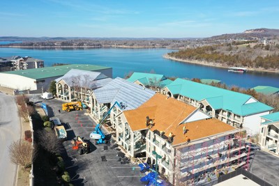 RestoreMasters Commercial Metal Roofing Project at Resort