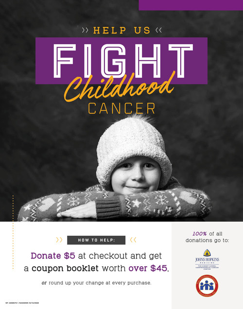 Giant Food Announces Kickoff of 18th Annual Pediatric Cancer Fundraising Program