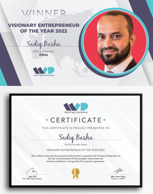 Sadiq Basha, CEO and Founder, Edvoy