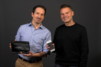Ohad Arazi (left) has been promoted to Chief Executive Officer of Clarius Mobile Health, a leading provider of high-definition wireless ultrasound systems. He succeeds Laurent Pelissier (right), Founder of Clarius, who is taking on the role of Chief Innovation Officer.
